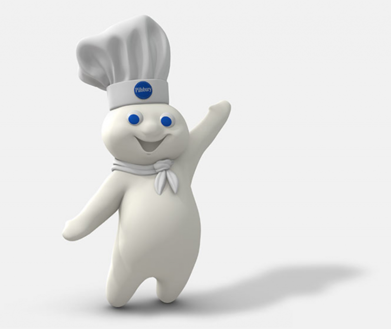 Famous Food Mascots: Pillsbury Doughboy