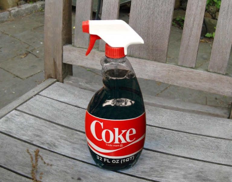 Cleaning with Coca-Cola