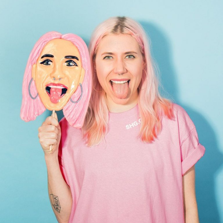 Lick your very own life-size face lollipops