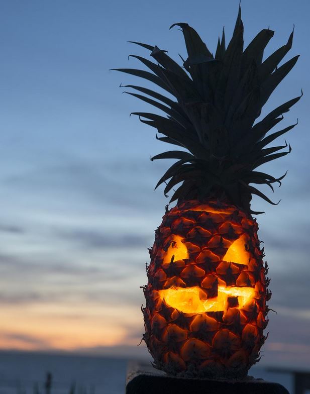 Pineapple Jack-O’-Lantern
