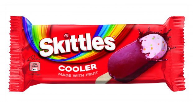 Skittles Coolers ice-cream only available in the UK