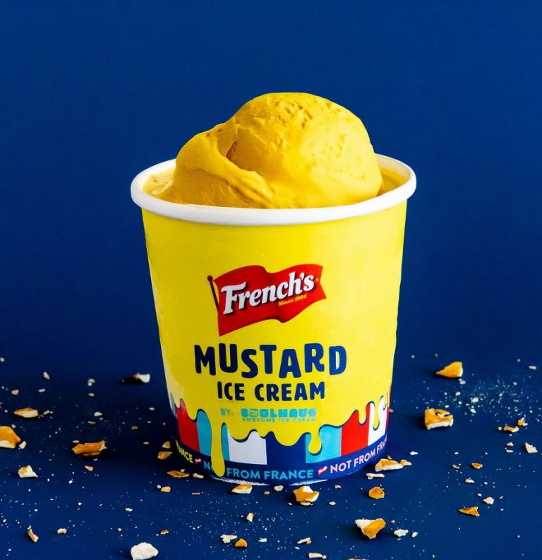 Bringing down the hause with French’s mustard ice-cream