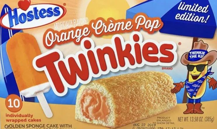 For a limited time, Twinkies will come in orange crème pop flavor.