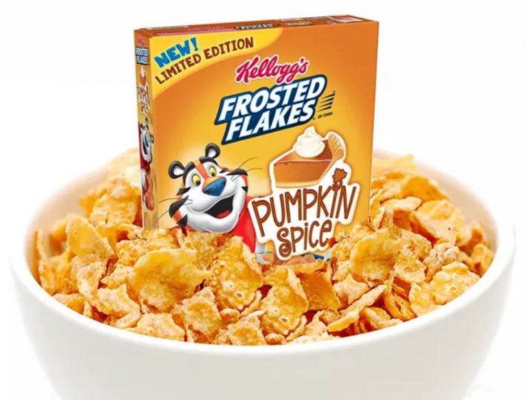 Urge Overkill: Kellogg’s Frosted Flakes Pumpkin Spice is back again