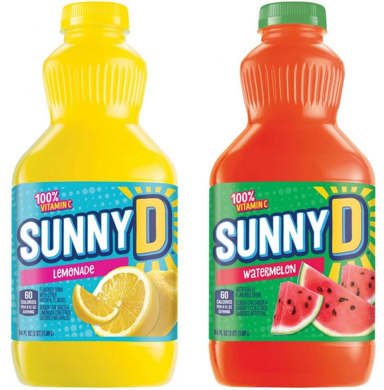 SunnyD’s Watermelon and Lemonade Flavors