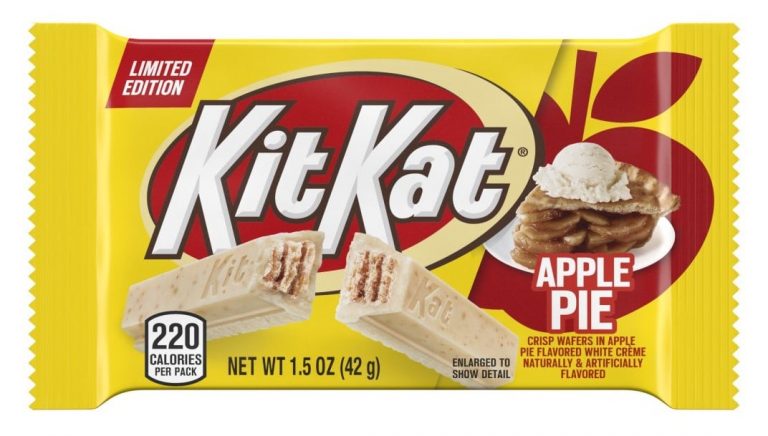 Limited Edition Kit Kat Apple Pie Bars
