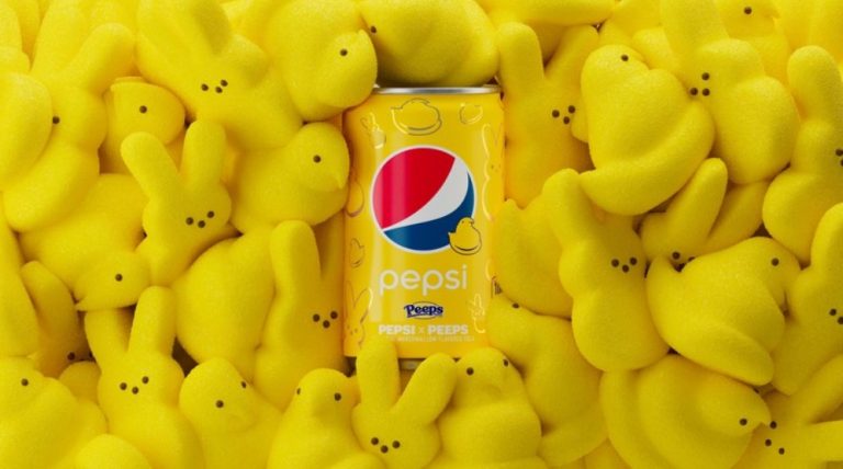 Pepsi and Peeps Teams Up for a Spring Limited-Time Marshmallow Soda