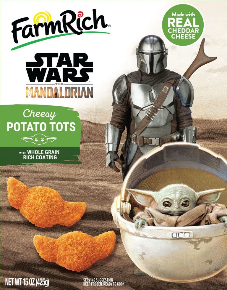Farm Rich Star Wars Mandalorian Cheesy Potato Tots