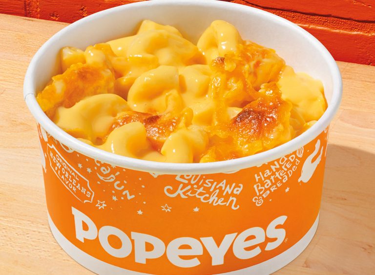 Popeyes launches Mac & Cheese as a new side dish