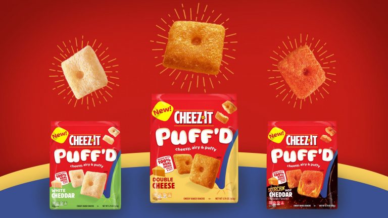 Cheez-It Puff’d: cheesy, airy & puffy snack made with 100% real cheese