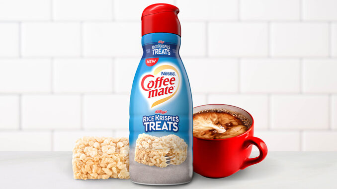 Nestlé new Coffee Mate Rice Krispies Treats flavored creamer and Golden Grahams creamer
