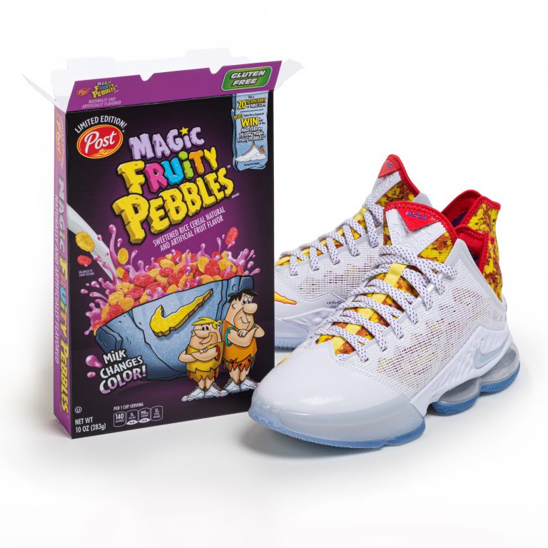 Magic Fruity PEBBLES x Nike x LeBron James Collaboration