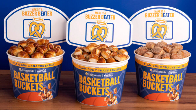 Auntie Anne’s welcomes back their fan-favorite Basketball Buckets in celebration of March Madness