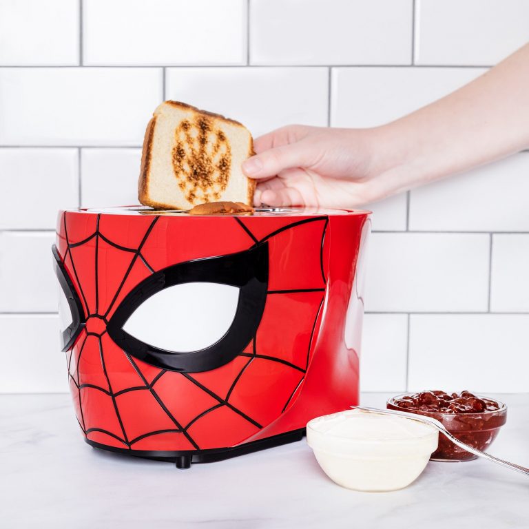 Uncanny Brands Marvel’s Spider-Man Halo Toaster – Toasts Spidey’s Mask on your bread