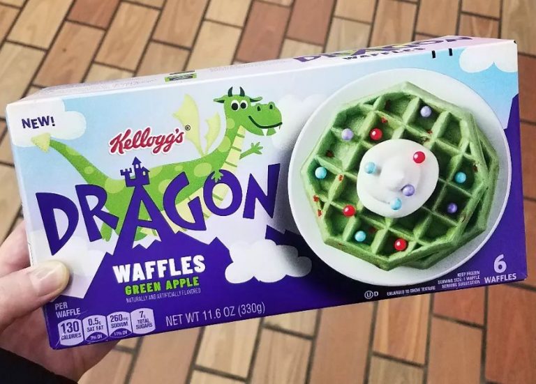 New Kellogg’s Dragon Green Apple Waffles