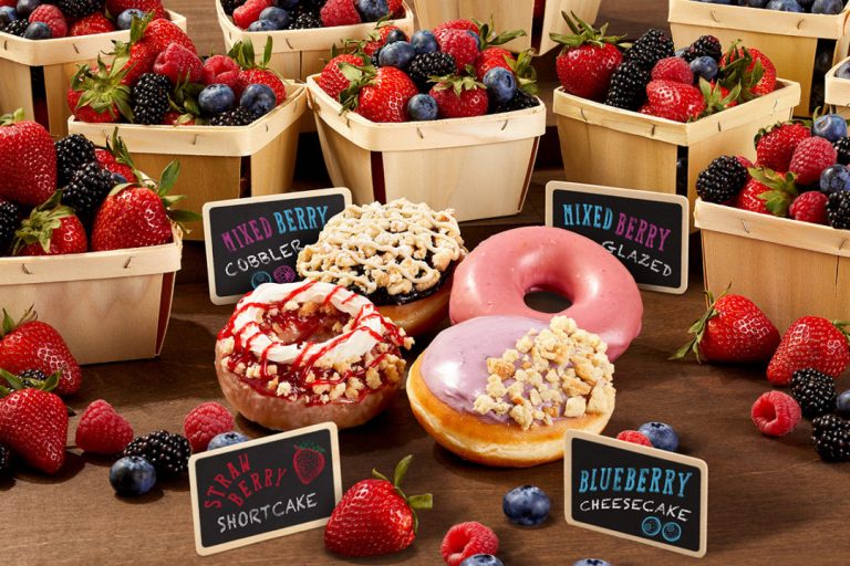 Krispy Kreme delivers the fresh vibes of summer with new ‘Pick of the Patch’ berry doughnuts