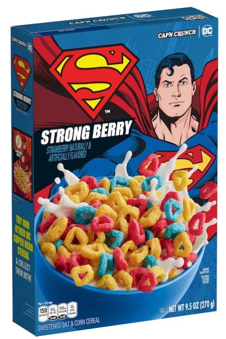Superman and Cap’n Crunch team up for Quaker cereals
