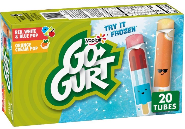 Yoplait Go-Gurt Kids Yogurt Tubes will keep you cool