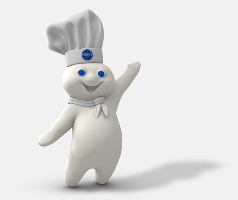 Famous Food Mascots: Pillsbury Doughboy - Grubbits