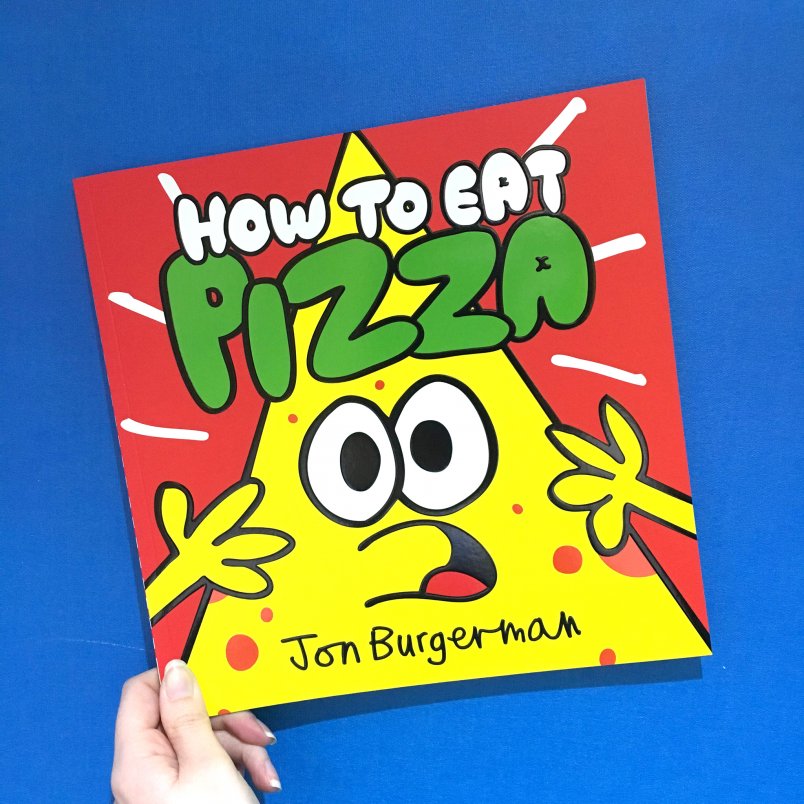 how to eat pizza by jon burgerman 1