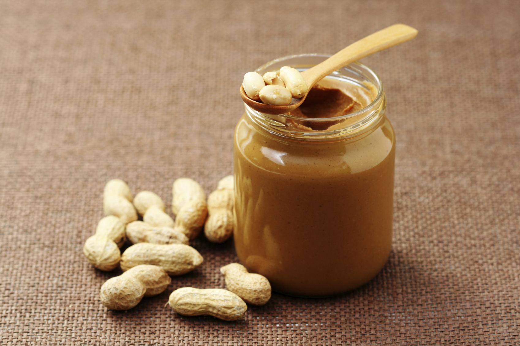 peanut butter in jar