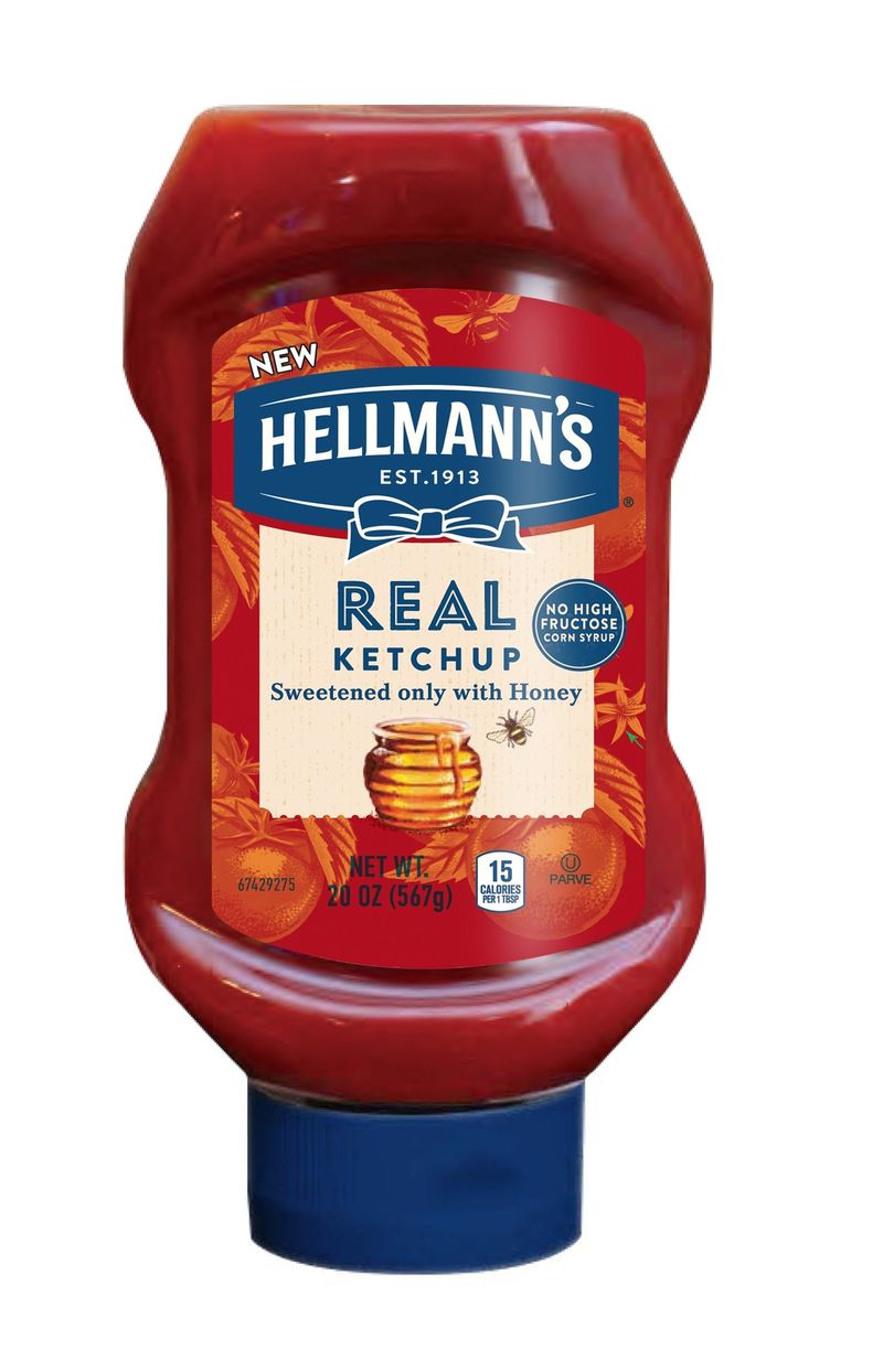 Hellmanns REAL Ketchup Sweetened only with Honey grubbits 1