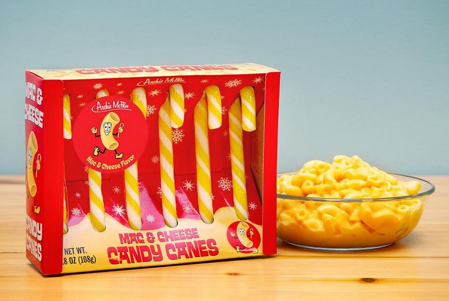 mac and cheese candy canes 1