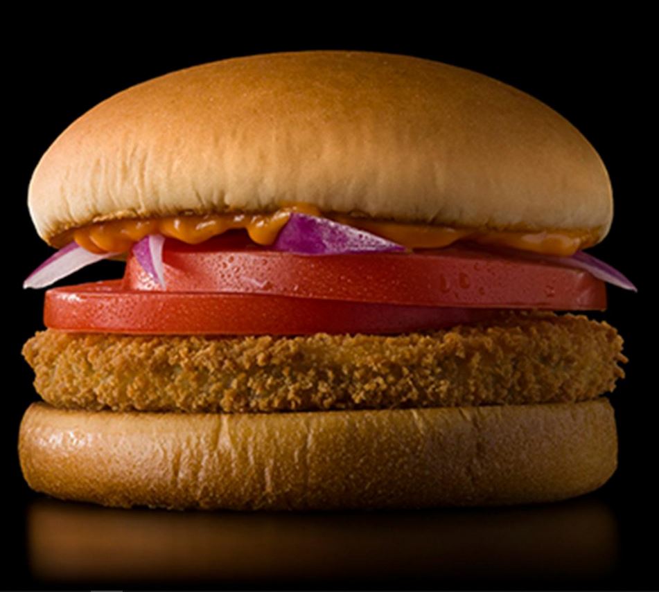 mcdonalds vegan hamburger 1