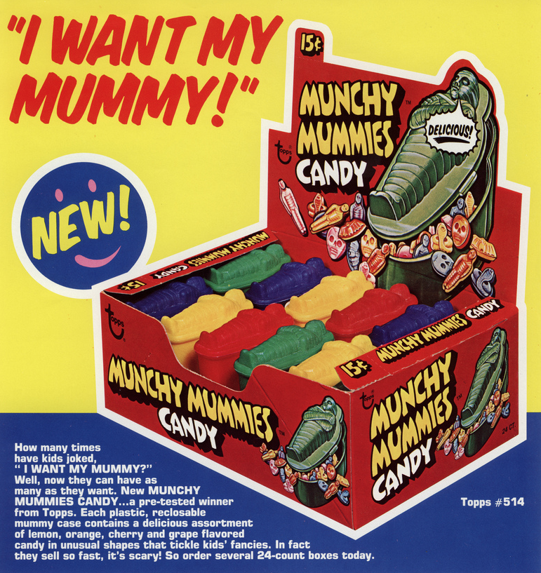munchy mummies candy from Topps 1