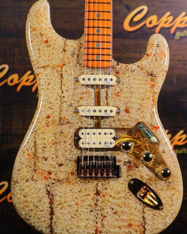 Ramen Noodles Guitar is electrifying