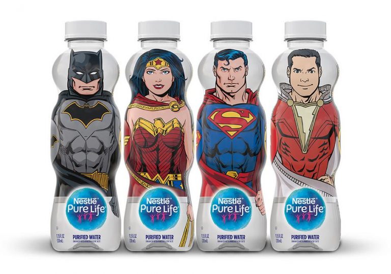 Nestlé Pure Life Launches DC Collection Bottles