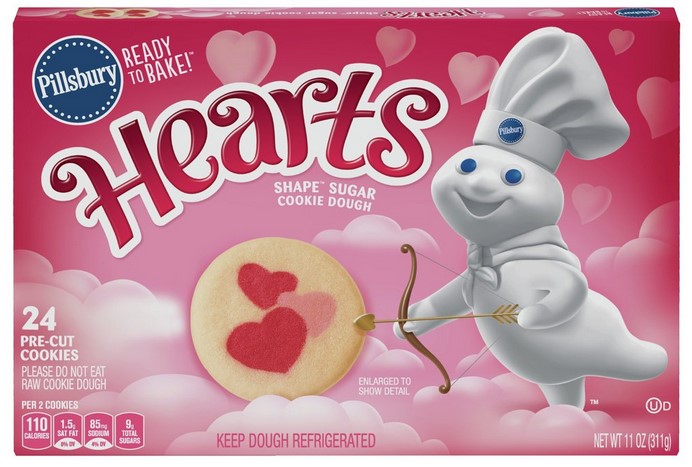 Pillsbury heart shape cookies 1