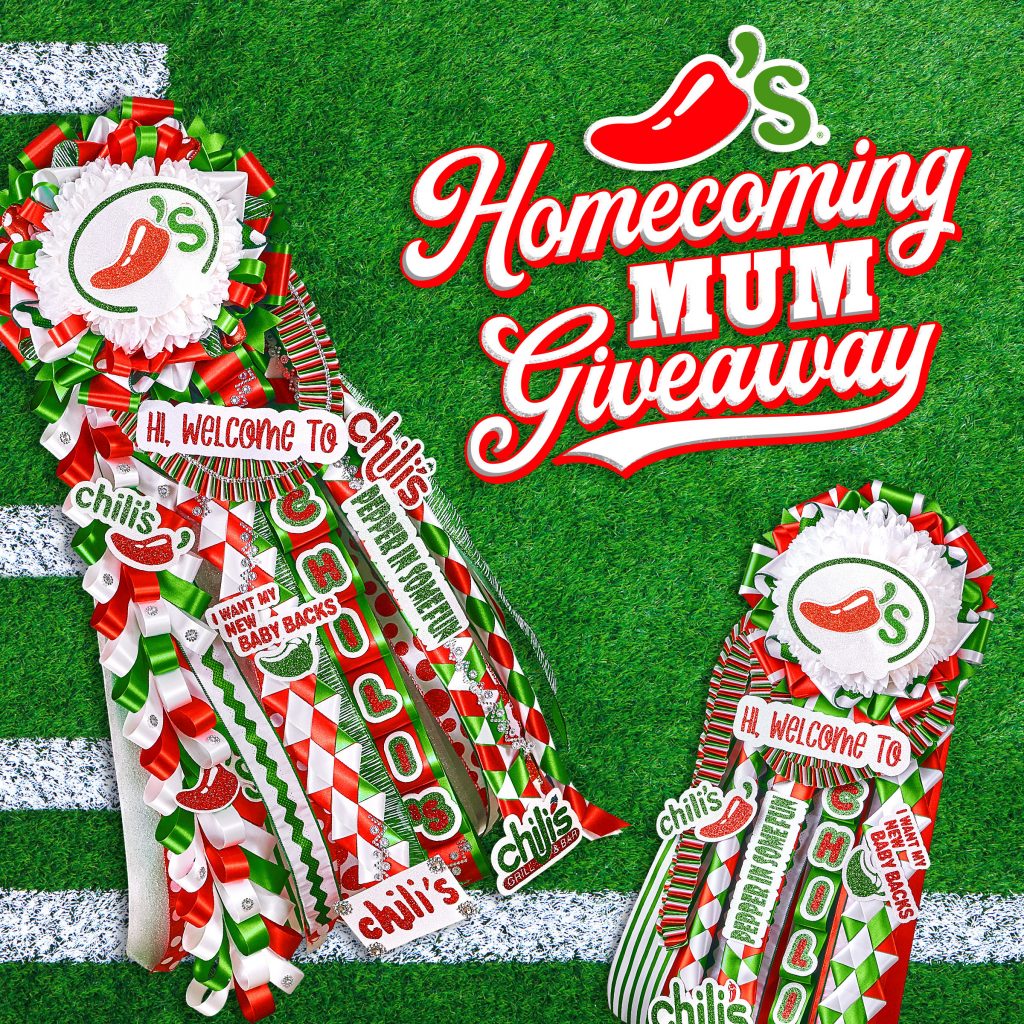 Chili's Wants To Spice Up Your Homecoming With Customized, Chilified Mums