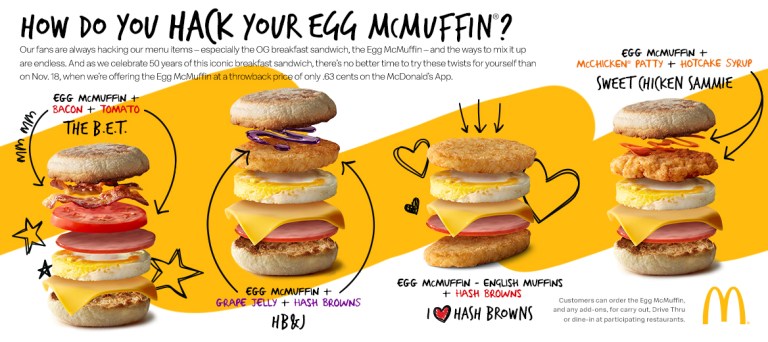 The Egg McMuffin Celebrates 50 years