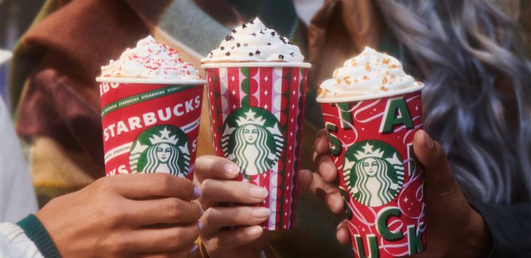 Starbucks announces new holiday beverages & festive food