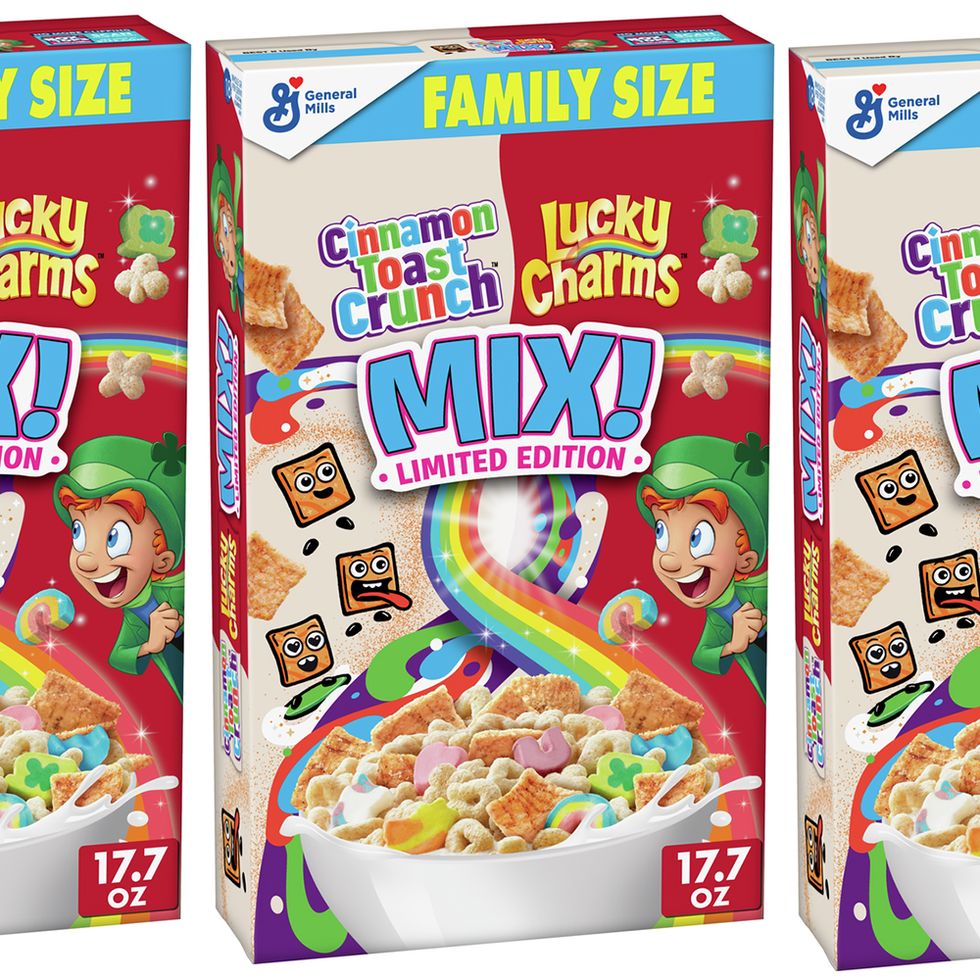 It's not the first time they've played with merging some of their cereals into one. The brand has a line of "Remix" flavors, combining things like Cinnamon Toast Crunch bits with Vanilla Chex and crunchy churros bits, or Golden Grahams pieces with Cocoa Puffs cereal and marshmallows.