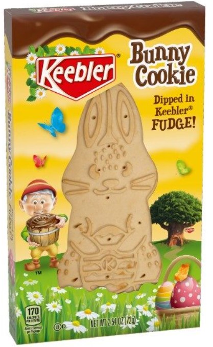 keebler bunny cookie dipped in kebbler fudge for easter 1