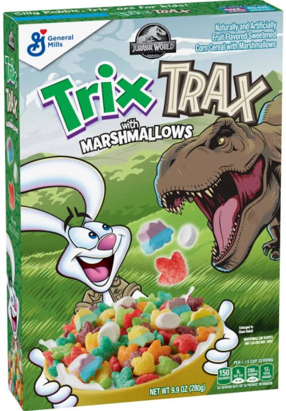 New Trix Trax cereal will be out soon!