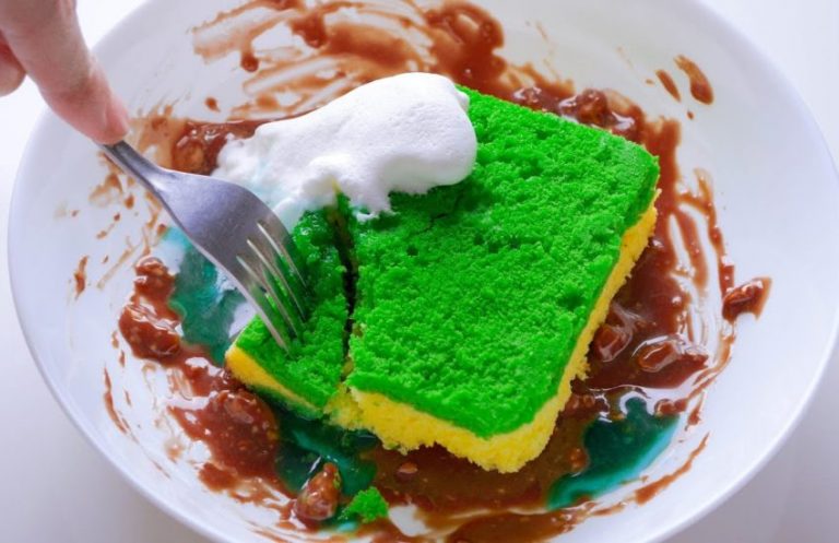 Japanese YouTuber LowIQ creates a literal edible sponge cake
