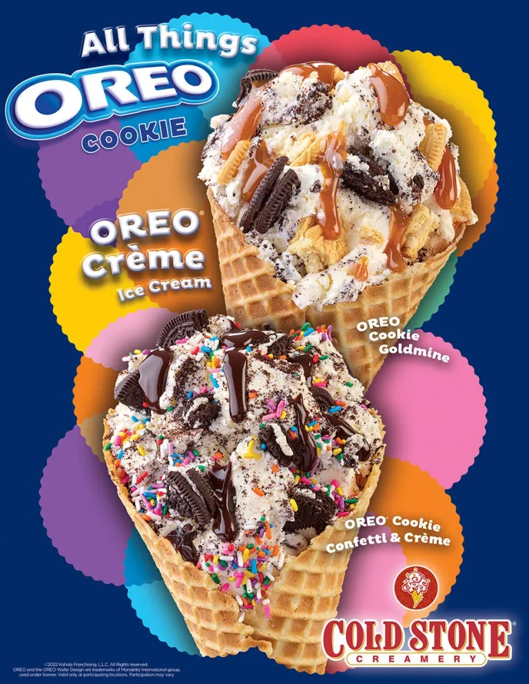 Cold Stone Creamery all things Oreo for National Ice Cream Day