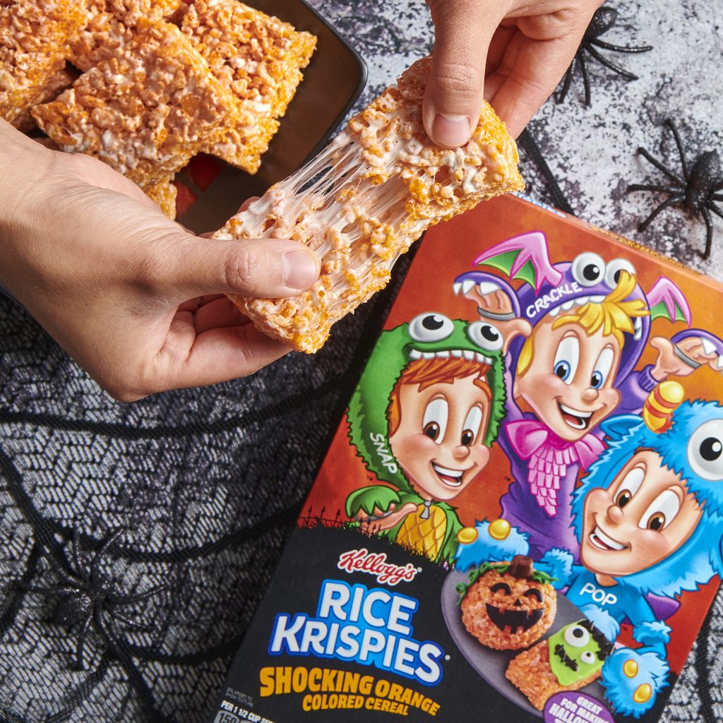 Kellogg’s Rice Krispies cereal new shocking orange-colored cereal for ...