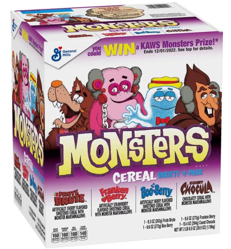 KAWS’ Monster Cereals return with new designed boxes