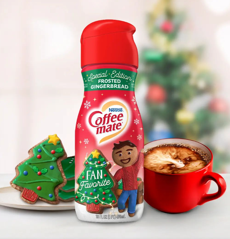 Frosted Gingerbread Coffee Mate is back by popular demand