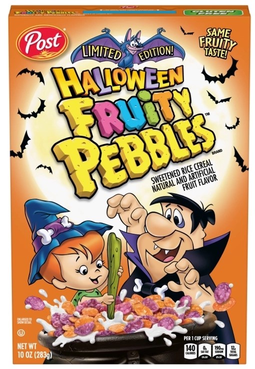 Halloween Fruity Pebbles cereal