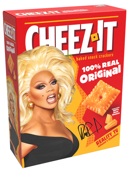Cheez-It Reality TV Collector's Cheddition boxes