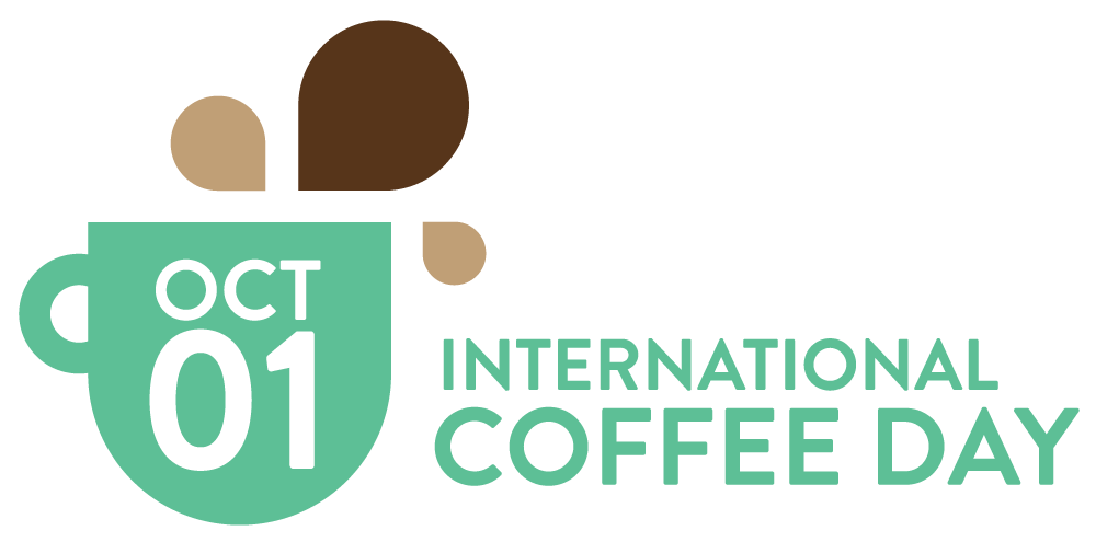 international coffee day logo horizontal