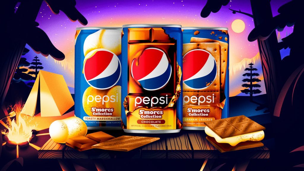 Pepsi unloads 3 S'mores Collection mini-can Pepsi flavors