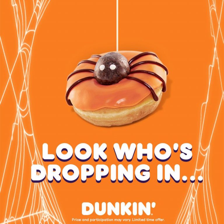 Dunkin’s Spider Donuts are creepy, crawly, and yummy