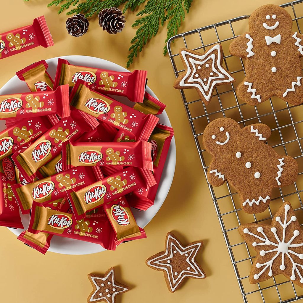 KitKat gingerbread cookie wafers