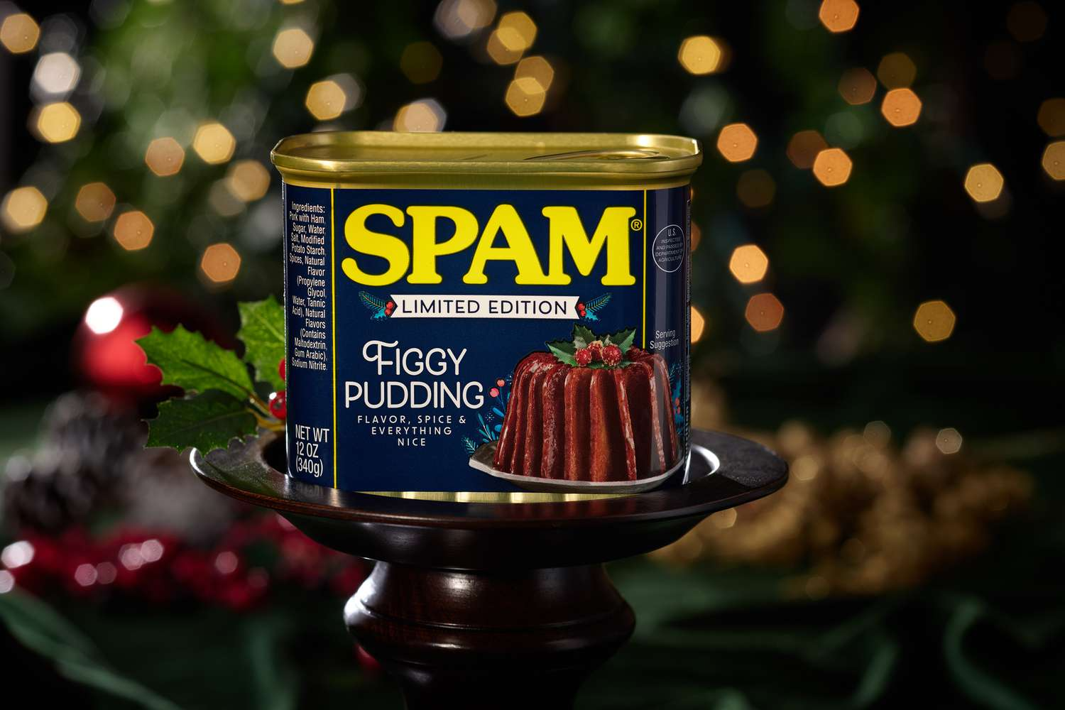 Spam Holiday Figgy Pudding